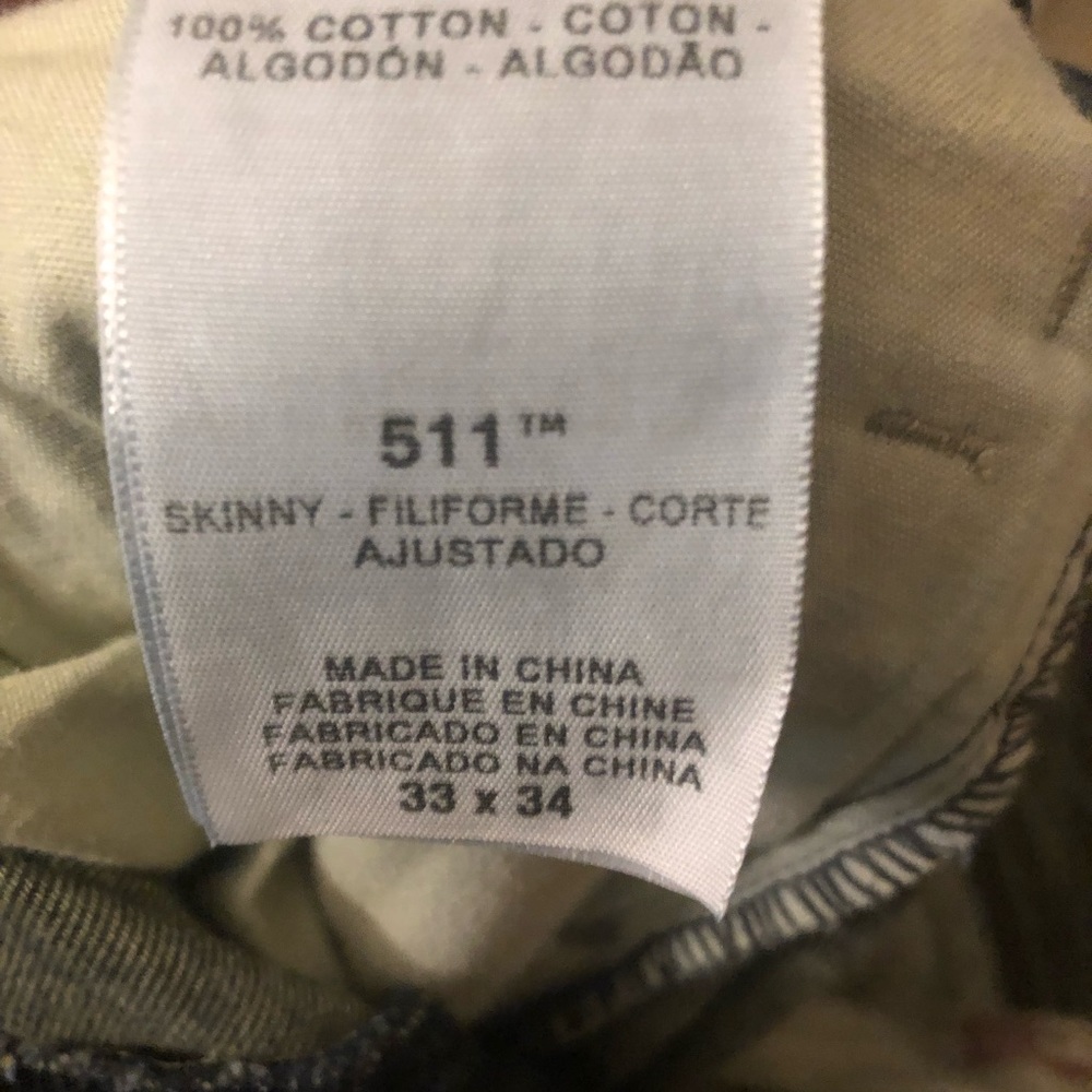 Levi’s 511 skinny jeans